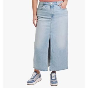 Denim Maxi w/Front Split